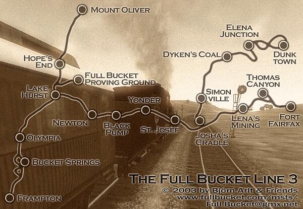 Map of the Full Bucket Line 3